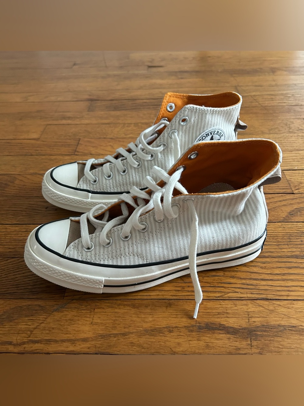 Converse High Tops in Crafted Stripe - Picture 7 of 9